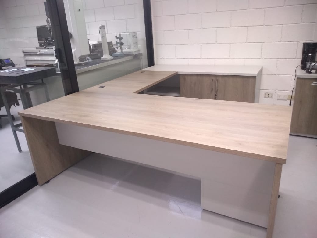 Módulo Ejecutivo con credenza y cajonera móvil