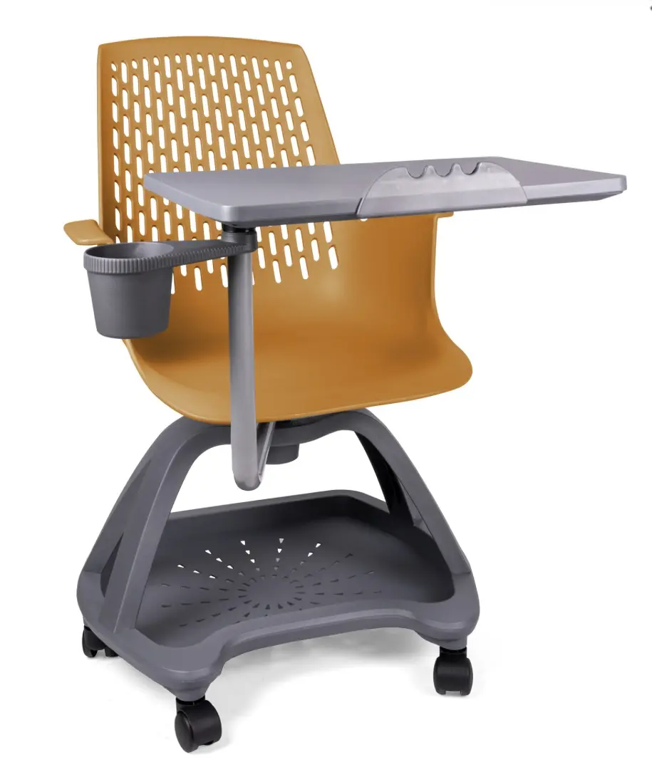 Partner_pupitre_mesa_banco_giratorio_con_ruedas_color_naranja_.webp