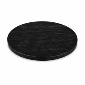 Cubierta madera tintada a negro 80 diam // Exterior 100%