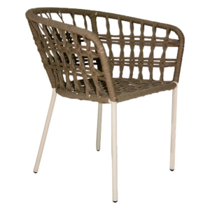Jamay silla metal beige cuerda nylon beige // Exterior techado