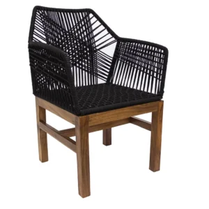 Mazunte silla acero galvanizado y textilene // Exterior 100%