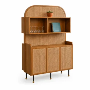 Mueble de servicio en bejuco // Interior