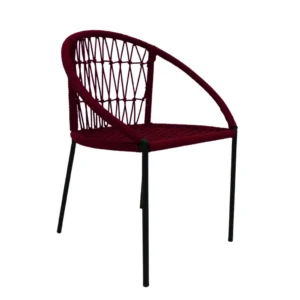 San Juan silla acero galvanizado y textilene // Exterior 100%