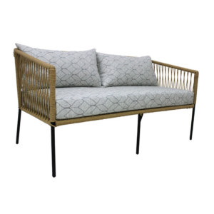 Tequila love acero galvanizado negro textilene beige loneta // Exterior 100%