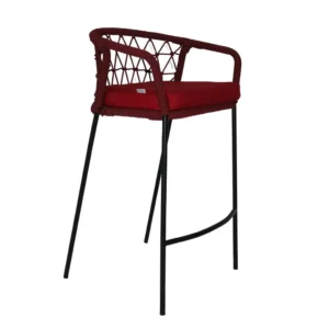 Tuxcueca banco acero galvanizado, textilene y loneta // Exterior 100%
