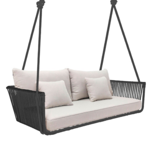 Vallarta columpio sofa acero galvanizado gris textilene gris tela loneta // Exterior 100%