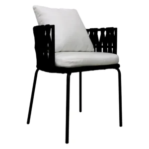 Veracruz silla acero galvanizado, textilene y loneta // Exterior 100%