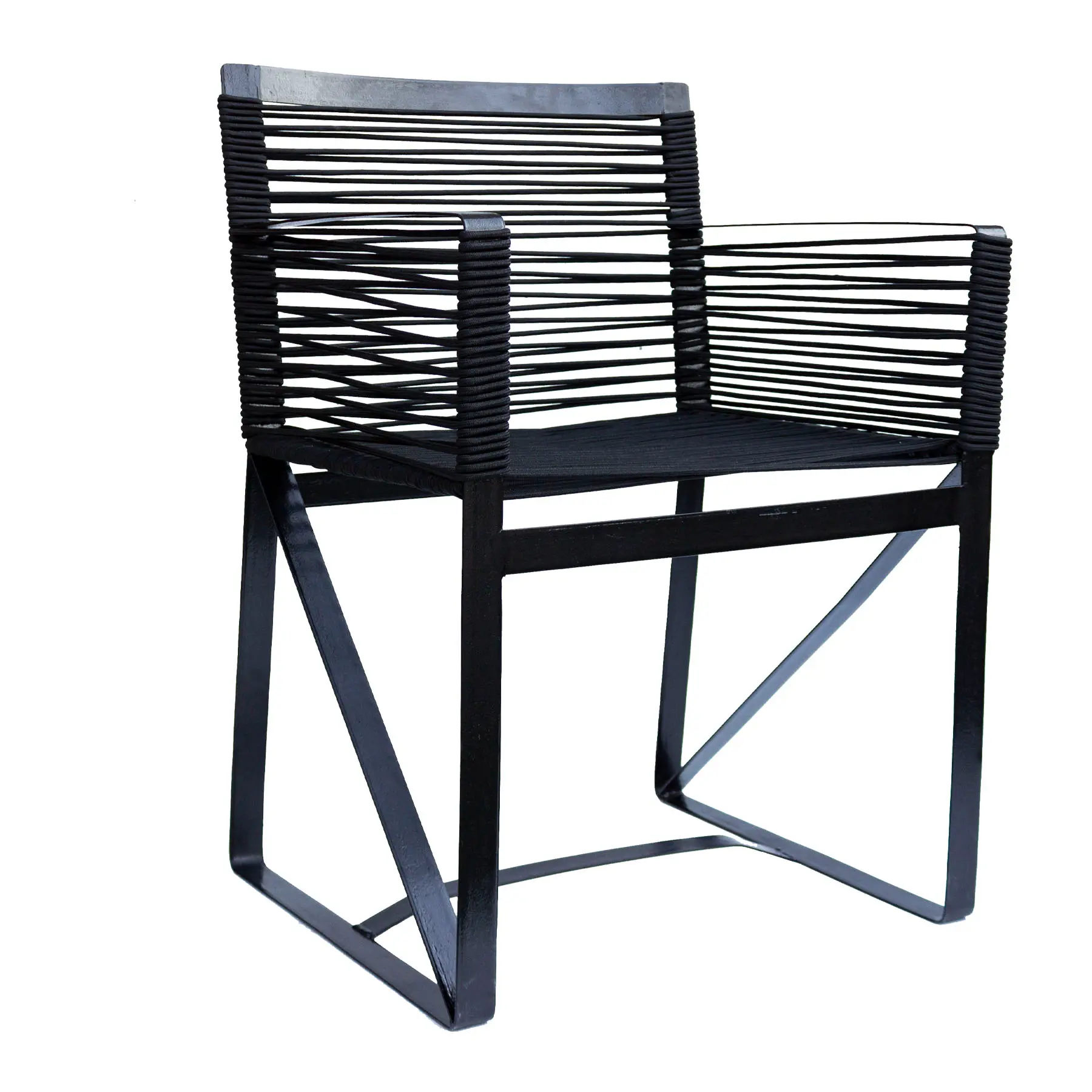 Xalapa_silla_acero_galvanizado_negro_textilene_negro_Exterior_100_.webp