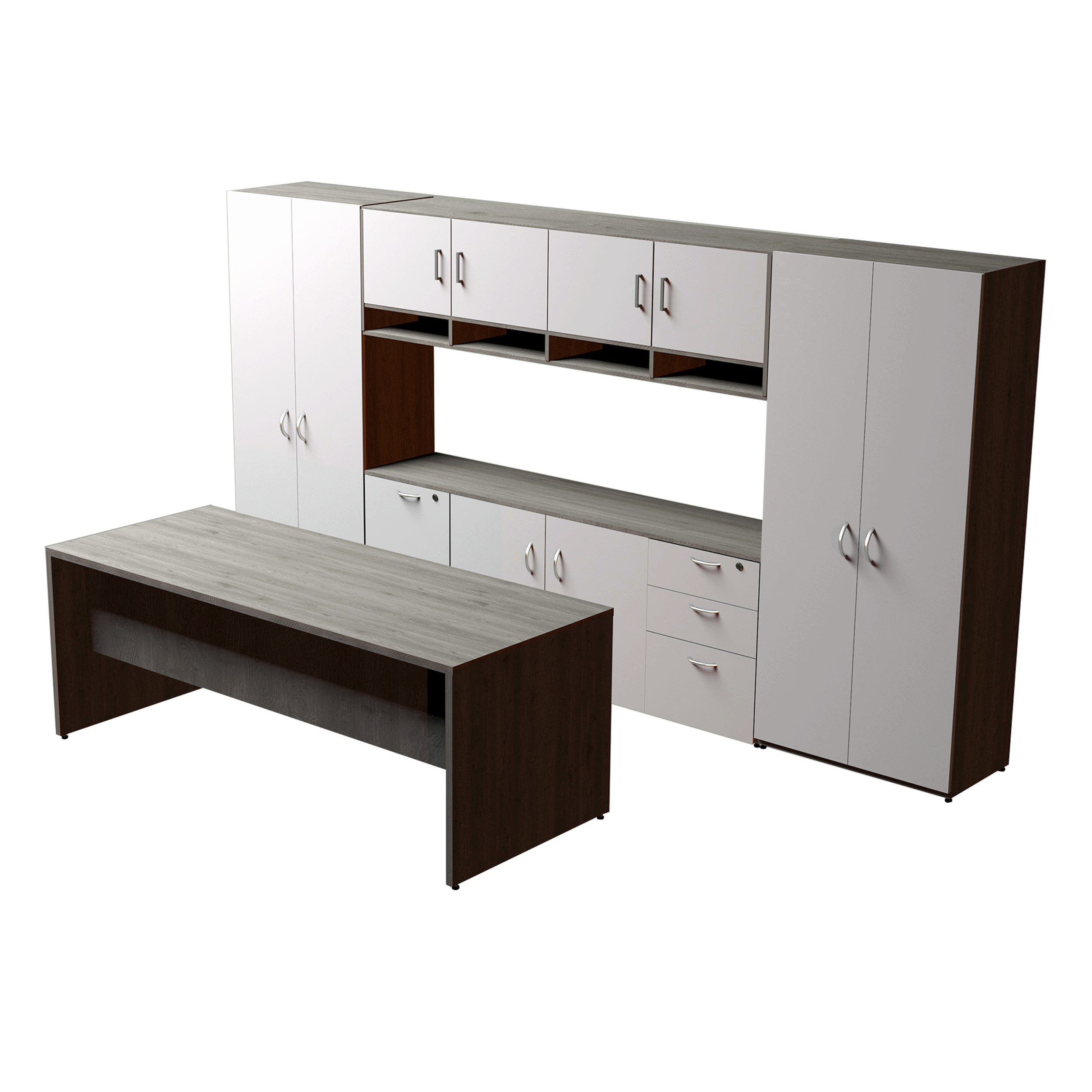 modulo directivo libreros credenza y flipper